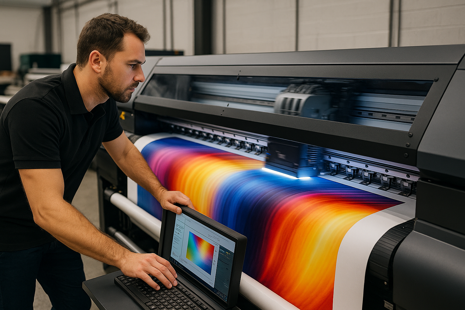 Impresión de Gran Formato: Optimización de Calidad y Velocidad en Producción